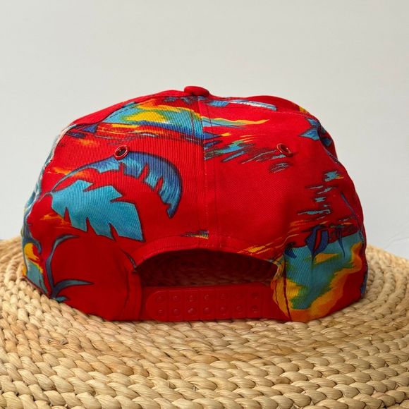 Vintage 1990s Hawaiian Snapback Rope Company Trucker Hat Cap - Picture 4 of 7